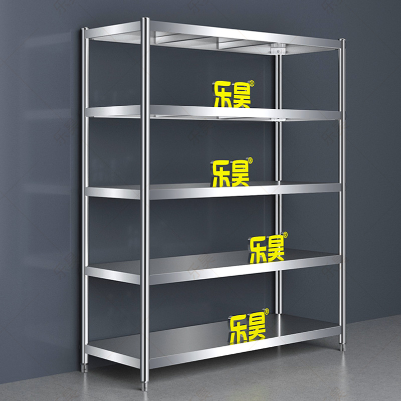 304不锈钢厨房置物架微波炉烤箱收纳架多功能落地多层储物架子