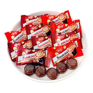 金冠冰吸咖啡糖网红醇厚口感清凉办公开车犯困即食零食小包装糖果