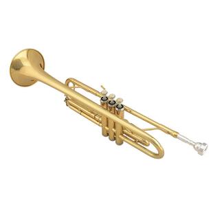 金音小号降B调初学儿童成人考级通用乐器JYTR-E100G 漆金黄铜乐器