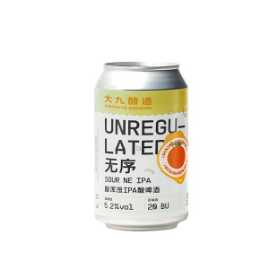 大九酿造无序/西柚世界/热带共和/流体果泥国产精酿啤酒单罐330ml