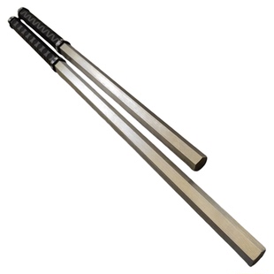 实心纯不锈钢防身短棍车载破窗打狗自卫实战钢鞭钢锏大威力冷兵器