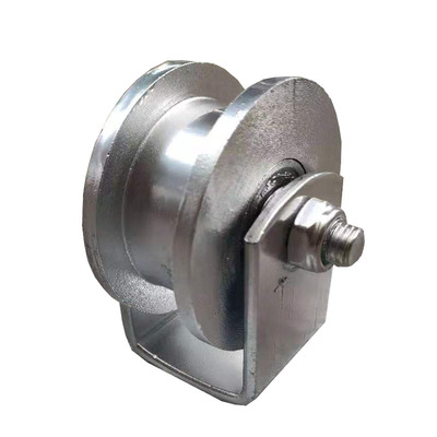 双边轮槽钢轮钢轨轮滑轮