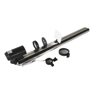 光具组高中学生电源初高中物理光学教学实验器材带轨道不带轨道多规格凸透镜成像教师演示用金属铝合金底座