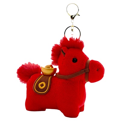 马上有钱小马挂件装饰包包吉祥物