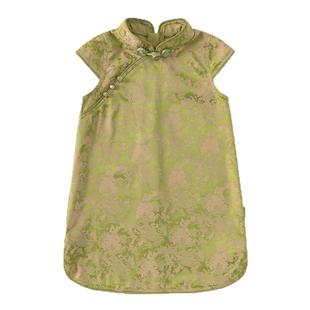 INSbobo女童汉服2025新款女宝新中式旗袍儿童国风连衣裙夏装裙子