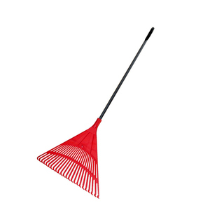 塑料草耙 耙子园林草耙 枯叶耙 园艺落叶耙 园艺工具 长木柄草耙