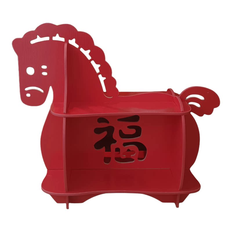 马年创意马造型动物造型书架装饰