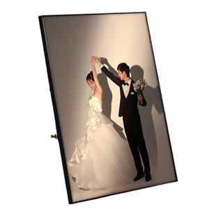 婚纱照相框照片挂墙摆件相片全家福打印加七夕节结婚照放大定制