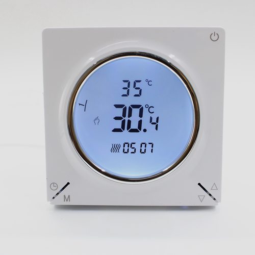 地暖温控器控制器水电地暖温控器采暖开关执行器灰色地暖温控面板