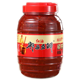 四川正宗郫县豆瓣酱红油豆瓣酱炒菜川菜回锅肉家用辣椒酱调料大瓶