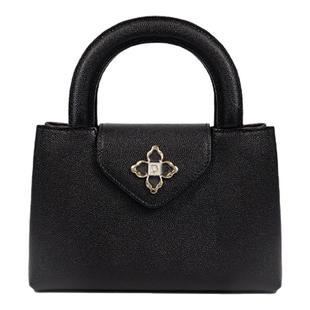 【张含韵宣璐同款】DV经典薇薇包鱼子酱小牛皮手提斜挎凯莉包女包