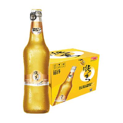 珠江啤酒精品纯生528ml*12瓶啤酒