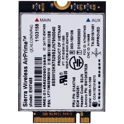 ThinkPad笔记本内置4g模块