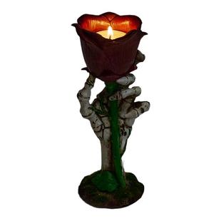 Kevin家“我将永远爱你至死不渝”骷髅手玫瑰氛围灯万圣诞节礼物