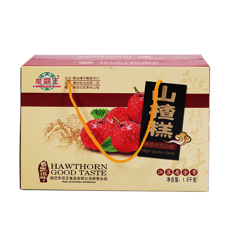 江苏老字号特产楚霸王山楂糕