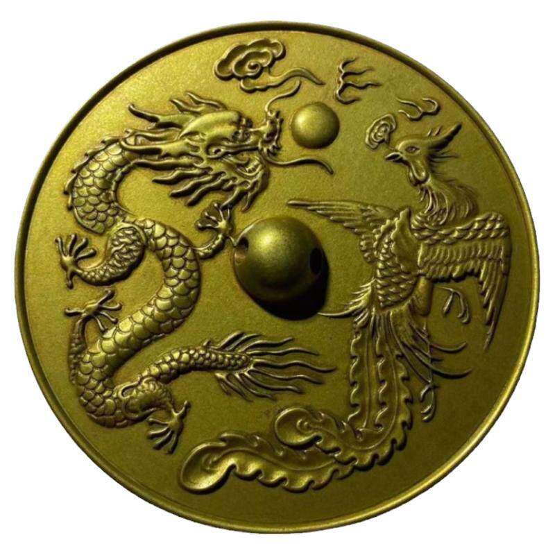 结婚礼品龙凤呈祥铜镜新娘铜