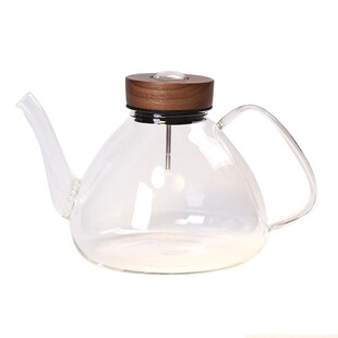 中国台湾宜龙耐高温玻璃煮茶壶烧水壶电陶炉泡茶煮水壶组带温度计