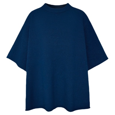 MAKEIF羊毛半袖串色毛衣/半裙