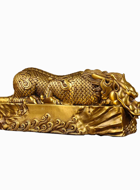 老神仙铜避水兽摆件卫生间在西北