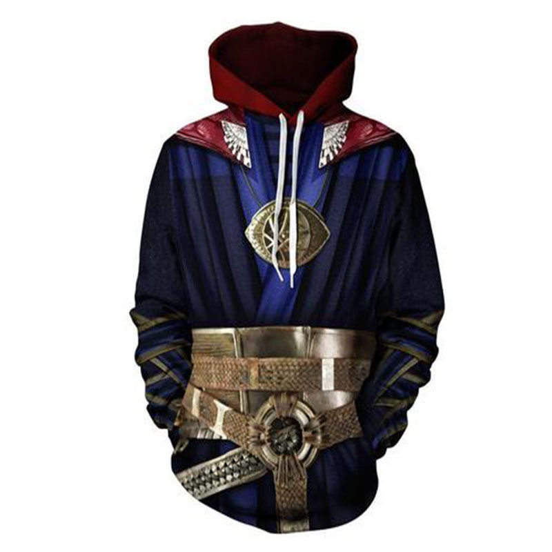 奇异博士衣服cos联名3d印花外套定制动漫二次元复联披风卫衣服装