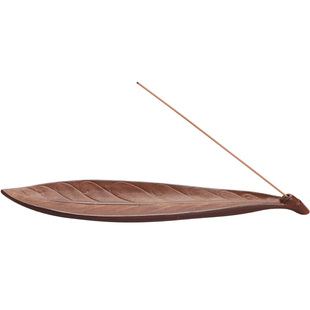 陶瓷叶子香插香盘线香炉创意檀香炉家用室内香座点香器茶道摆件