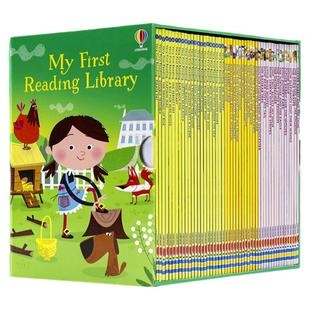 我的第一个图书馆 24年新版 My First Reading Library 50册礼盒装 Usborne尤斯伯恩英文原版绘本 分级读物英语初级章节书 赠音频