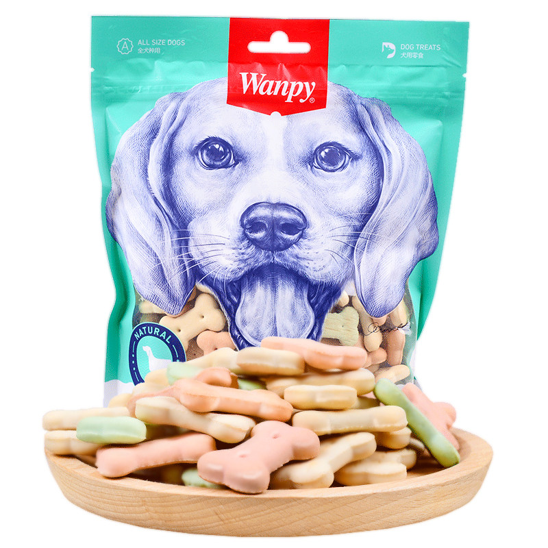 wanpy顽皮狗除臭饼干宠物零食磨牙洁齿泰迪比熊小型犬幼犬奖励