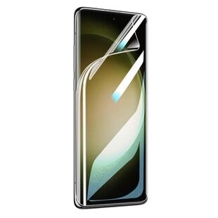适用三星s23ultra手机膜s23钢化水凝膜s23+软膜是s23u专用新款galaxys23十samsungs高清全包屏幕保护菲林贴膜