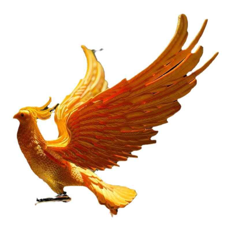 金凤凰婚庆礼品乔迁玄关装饰结婚家具电视柜摆件龙凤呈祥吉祥物