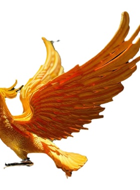 金凤凰婚庆礼品乔迁玄关装饰结婚家具电视柜摆件龙凤呈祥吉祥物