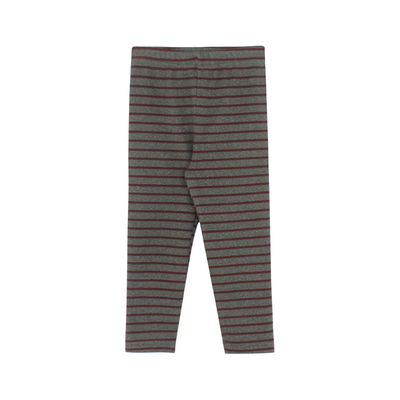 utouto冬季八色条纹加绒打底裤