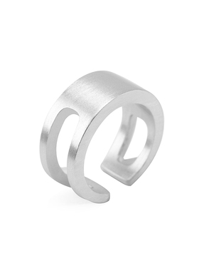 haonanhuang925纯银拉片异形戒指