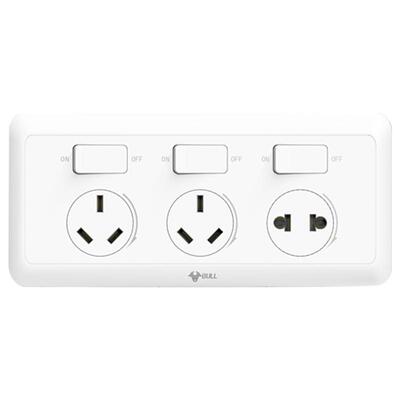 公牛专家十孔十五孔客厅多孔插座