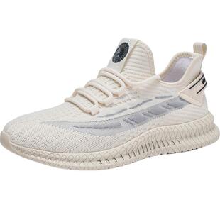 马克华菲男鞋夏季透气2026新款网面运动鞋男款休闲椰子夏天鞋子男