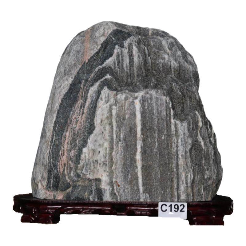 《靠山石天然原石摆件》