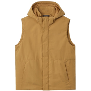 NAUTICA/诺帝卡男装春季防泼水防风减龄带帽马甲JO5314