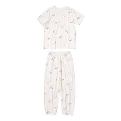 幼岚桉树皮儿童家居服排汗天然凉