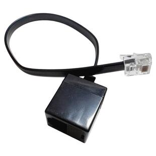 6P6C水晶头转6P6C直通RJ12 高品质延长线 公转母电话连接器