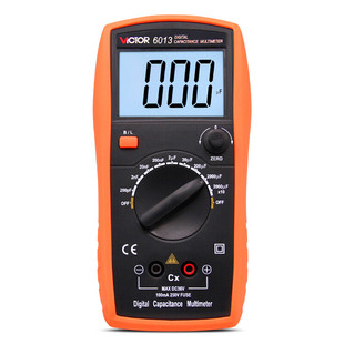 胜利VC6013电容表手持LCR测试仪高精度数显带背光数字电感电容表