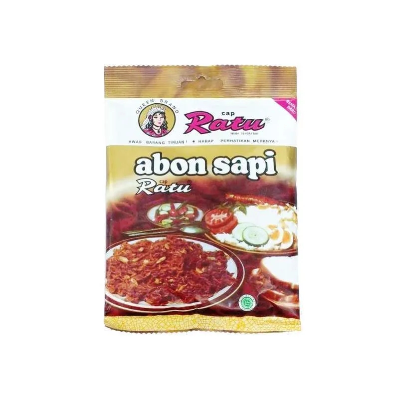 港澳购 印尼皇后牌牛肉松 cap Ratu Abon Sapi 90克 烘焙烹饪原料