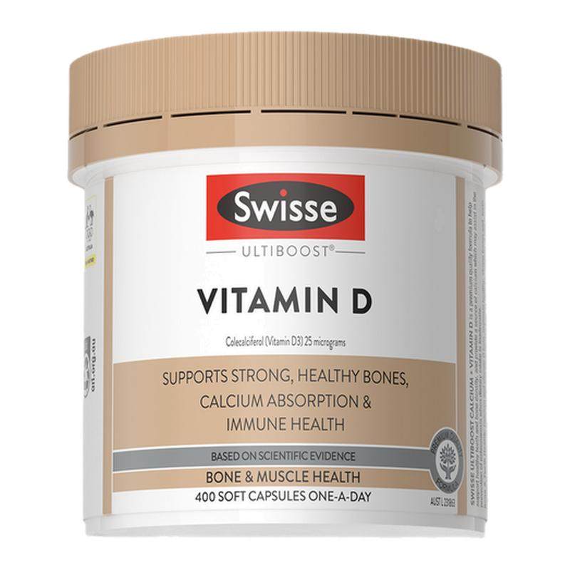 Swisse维D软胶囊VD3促进钙吸收