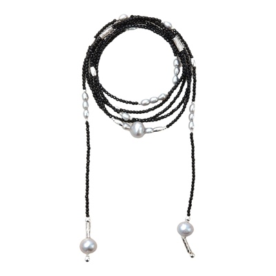 采石黑尖晶多带链新年礼物