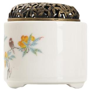 景德镇陶瓷电子熏香炉加热电子香薰炉精油电熏香炉家用室内电香炉