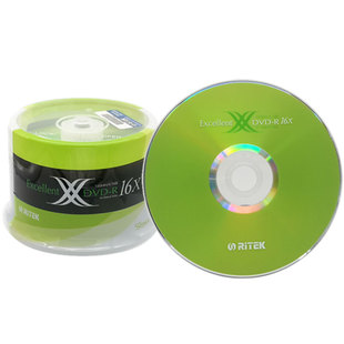铼德RITEK双X档案DVD-R空白刻录光盘ARITA拉拉山RIDATA光碟 DVD+R
