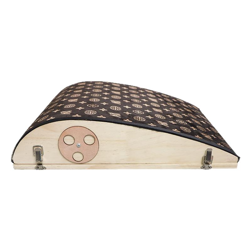 实木艾灸盒家用艾灸颈椎枕腹部腰部专用神器背部全身通用艾灸器具