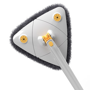 三角拖把家用清洁神器天花板免手洗擦玻璃墙壁面瓷砖一拖自拧水净