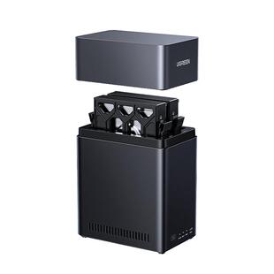 绿联硬盘柜机械外接盒2.5/3.5寸SATA磁盘多双盘位移动扩展存储器