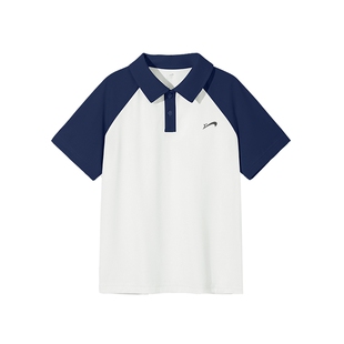 贵人鸟童装男童夏季t恤儿童冰丝透气Polo衫中大童宽松短袖速干衣