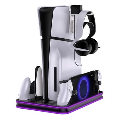 PS5slim主机散热底座带氛围灯