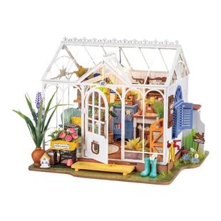 rolife若来梦屿花房DIY手工小屋艺术屋贝卡的面包店微缩积木礼物